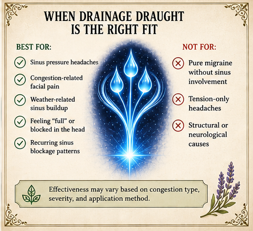 Drainage Draught